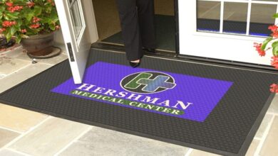 custom logo door mats