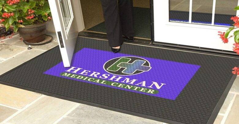 custom logo door mats